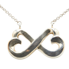 ティファニー ダブルラビングハート ネックレス シルバー SV925 シルバー レディース TIFFANY&Co. 【中古】