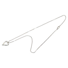 グッチ バンブー ハート モチーフ ネックレス SV925 シルバー レディース GUCCI 【中古】