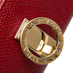 ブルガリ ブルガリブルガリ 6連 キーケース レッド レザー レディース BVLGARI 【中古】