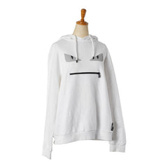 フェンディ バッグバグズ モンスター プルオーバーパーカー サイズ：52 ホワイト マルチカラー コットン メンズ FENDI 【中古】