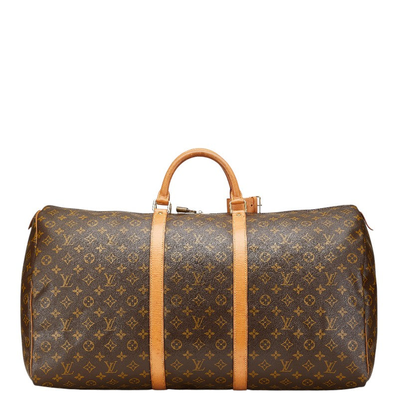 ルイ ヴィトン モノグラム キーポル60 ボストンバッグ トラベルバッグ M41422 ブラウン PVC レザー レディース LOUIS VUITTON 【中古】
