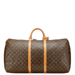 ルイ ヴィトン モノグラム キーポル60 ボストンバッグ トラベルバッグ M41422 ブラウン PVC レザー レディース LOUIS VUITTON 【中古】