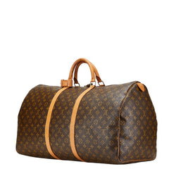 ルイ ヴィトン モノグラム キーポル60 ボストンバッグ トラベルバッグ M41422 ブラウン PVC レザー レディース LOUIS VUITTON 【中古】