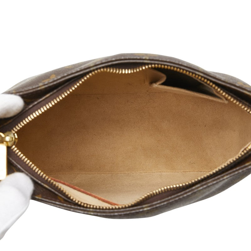 ルイ ヴィトン モノグラム ルーピングMM ワンショルダーバッグ ハンドバッグ M51146 ブラウン PVC レザー レディース LOUIS VUITTON 【中古】