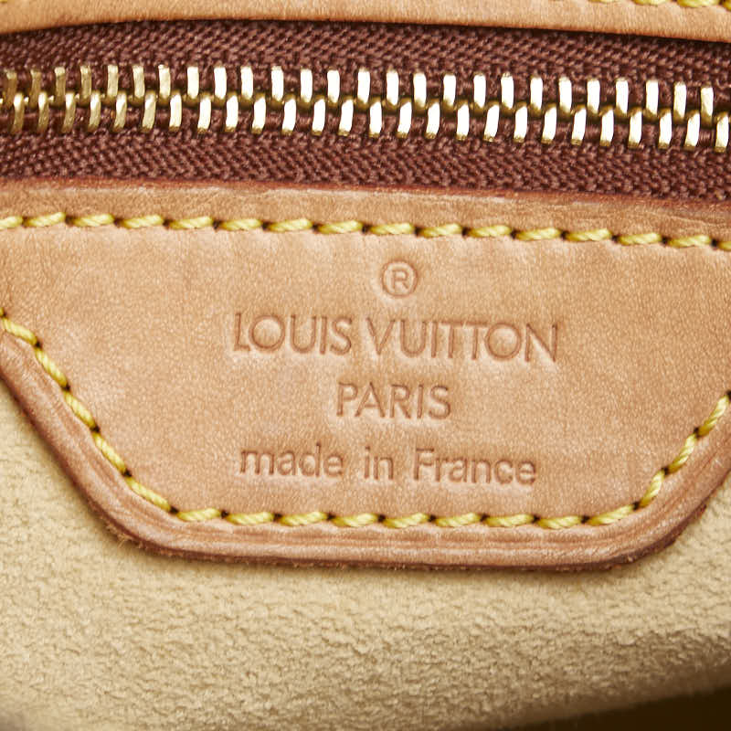 ルイ ヴィトン モノグラム ルーピングMM ワンショルダーバッグ ハンドバッグ M51146 ブラウン PVC レザー レディース LOUIS VUITTON 【中古】