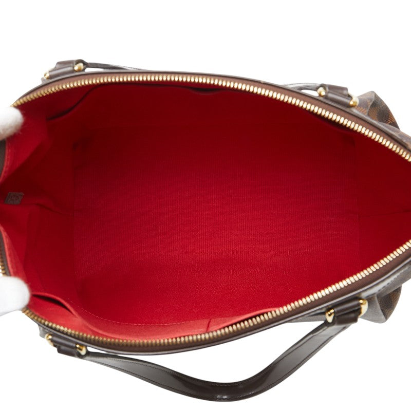 ルイ ヴィトン ダミエ ウェストミンスターGM トートバッグ ショルダーバッグ N41103 ブラウン PVC レザー レディース LOUIS VUITTON 【中古】