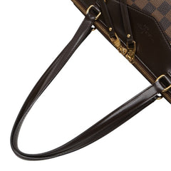 ルイ ヴィトン ダミエ ウェストミンスターGM トートバッグ ショルダーバッグ N41103 ブラウン PVC レザー レディース LOUIS VUITTON 【中古】