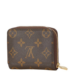 ルイ ヴィトン モノグラム ジッピー コインパース コインケース M60067 ブラウン PVC レザー レディース LOUIS VUITTON 【中古】