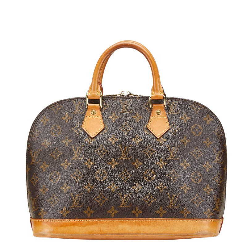 ルイ ヴィトン モノグラム アルマPM ハンドバッグ M51130 ブラウン PVC レザー レディース LOUIS VUITTON 【中古】