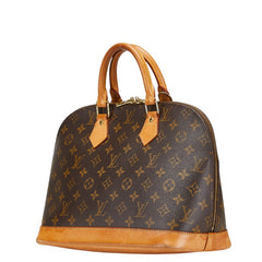 ルイ ヴィトン モノグラム アルマPM ハンドバッグ M51130 ブラウン PVC レザー レディース LOUIS VUITTON 【中古】