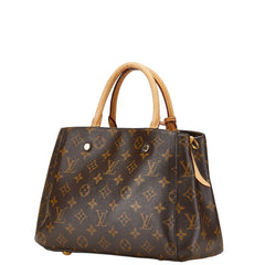 ルイ ヴィトン モノグラム モンテーニュBB ハンドバッグ ショルダーバッグ 2WAY M41055 ブラウン PVC レザー レディース LOUIS VUITTON 【中古】