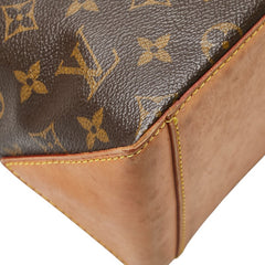 ルイ ヴィトン モノグラム カバピアノ ハンドバッグ トートバッグ M51148 ブラウン PVC レザー レディース LOUIS VUITTON 【中古】