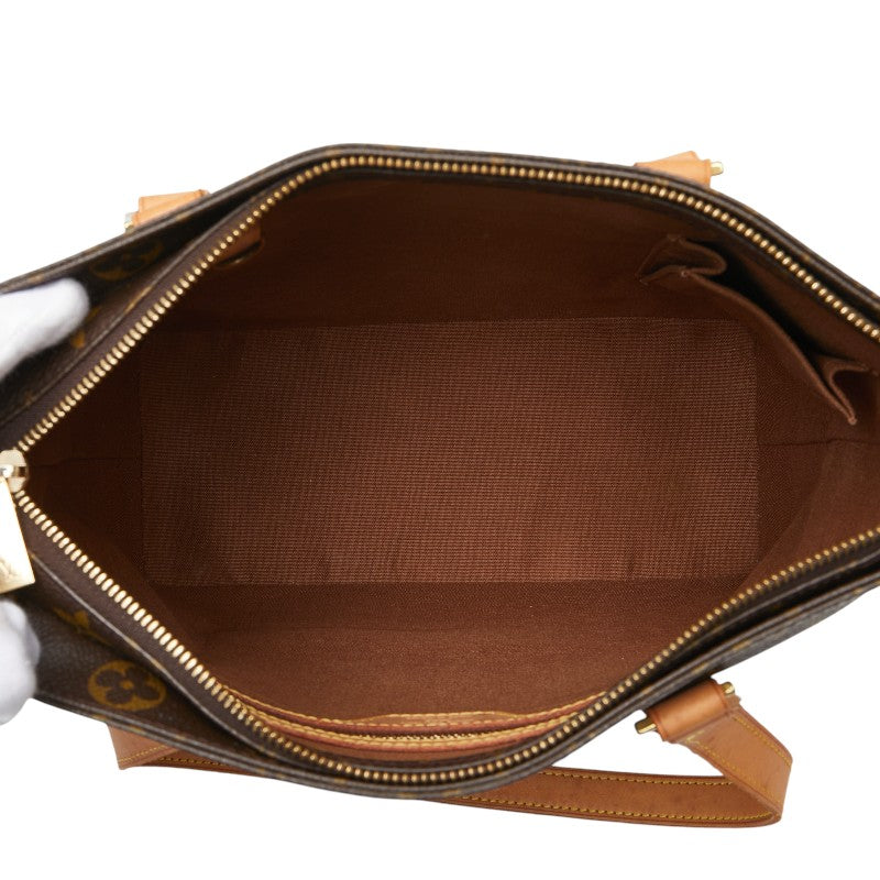 ルイ ヴィトン モノグラム カバピアノ ハンドバッグ トートバッグ M51148 ブラウン PVC レザー レディース LOUIS VUITTON 【中古】