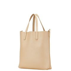 サンローラン トイショッピング ハンドバッグ ショルダーバッグ 2WAY ベージュ レザー レディース SAINT LAURENT 【中古】