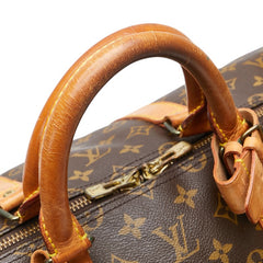 ルイ ヴィトン モノグラム キーポル バンドリエール 55 ボストンバッグ M41414 ブラウン PVC レザー レディース LOUIS VUITTON 【中古】