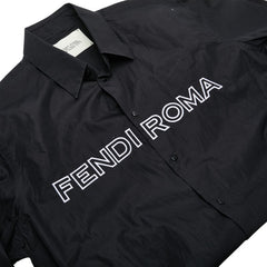 フェンディ ×マークジェイコブス シャツ サイズ：40 ブラック コットン メンズ FENDI 【中古】