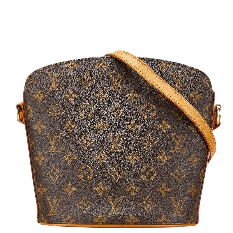 ルイ ヴィトン モノグラム ドルーオ ショルダーバッグ M51290 ブラウン PVC レザー レディース LOUIS VUITTON 【中古】