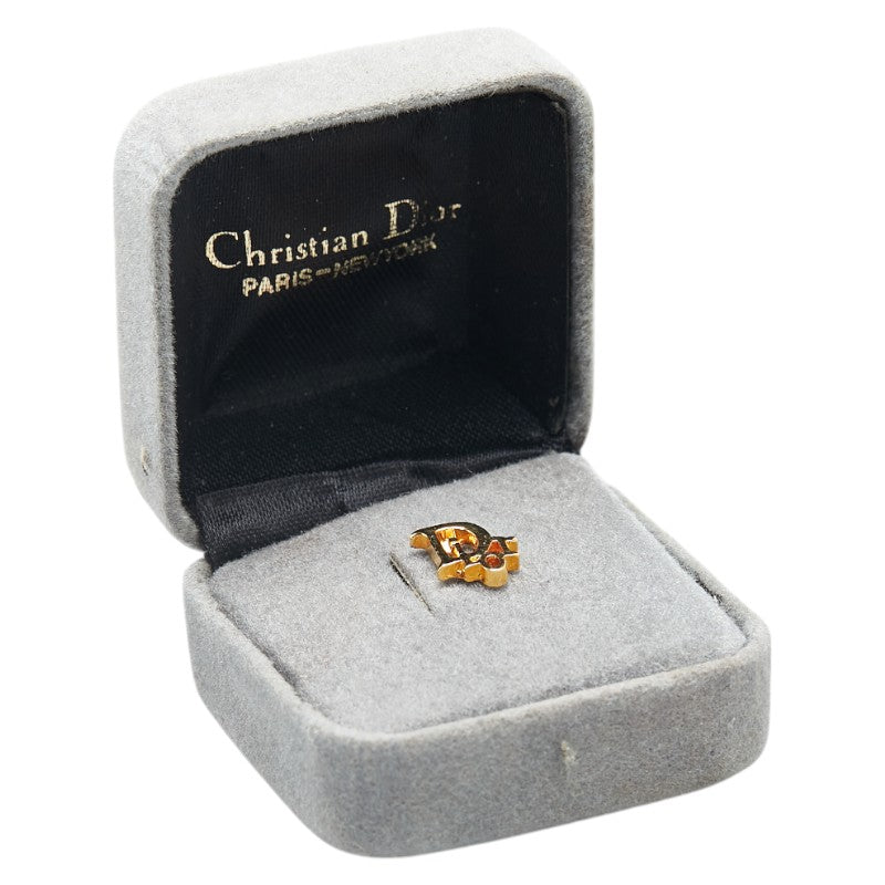 ディオール ロゴ ネクタイピン タイピン タイタック ゴールド メッキ レディース Dior 【中古】