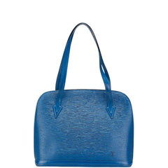 ルイ ヴィトン エピ リュサック トートバッグ ワンショルダーバッグ M52285 トレドブルー レザー レディース LOUIS VUITTON 【中古】