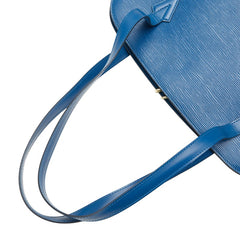 ルイ ヴィトン エピ リュサック トートバッグ ワンショルダーバッグ M52285 トレドブルー レザー レディース LOUIS VUITTON 【中古】