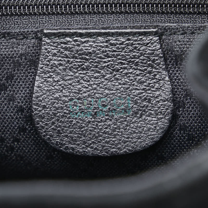 グッチ バンブー リュック バックパック 003 2058 0030 ブラック レザー スエード レディース GUCCI 【中古】