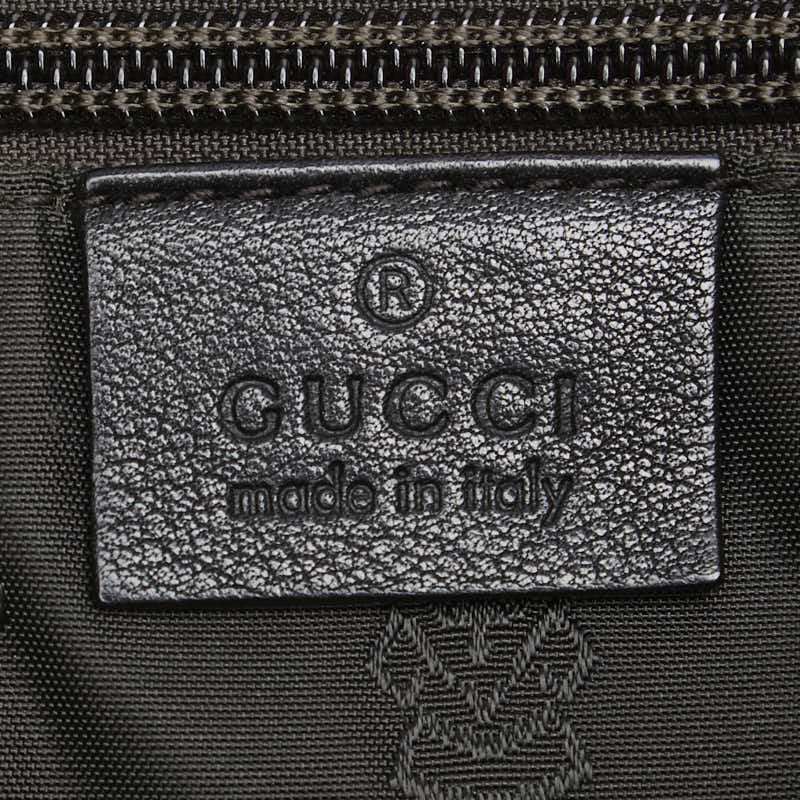 グッチ グッチシマ 斜め掛け ショルダーバッグ 201446 ブラック PVC レザー メンズ GUCCI 【中古】