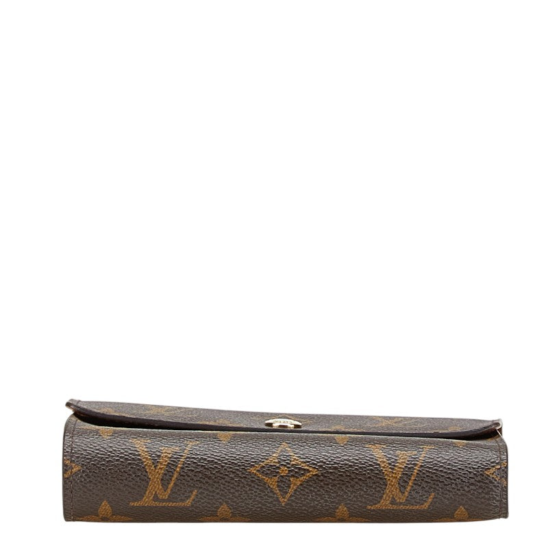 ルイ ヴィトン モノグラム ポルトフォイユアレクサンドラ 二つ折り財布 M60047 ブラウン PVC レディース LOUIS VUITTON 【中古】