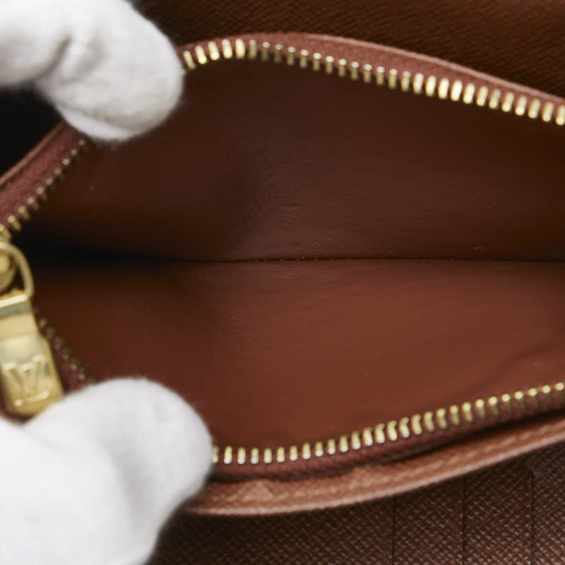 ルイ ヴィトン モノグラム ポルトフォイユアレクサンドラ 二つ折り財布 M60047 ブラウン PVC レディース LOUIS VUITTON 【中古】