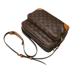 ルイ ヴィトン モノグラム ナイル ショルダーバッグ M45244 ブラウン PVC レザー レディース LOUIS VUITTON 【中古】