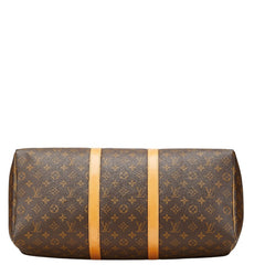 ルイ ヴィトン モノグラム キーポル50 ボストンバッグ M41426 ブラウン PVC レザー レディース LOUIS VUITTON 【中古】