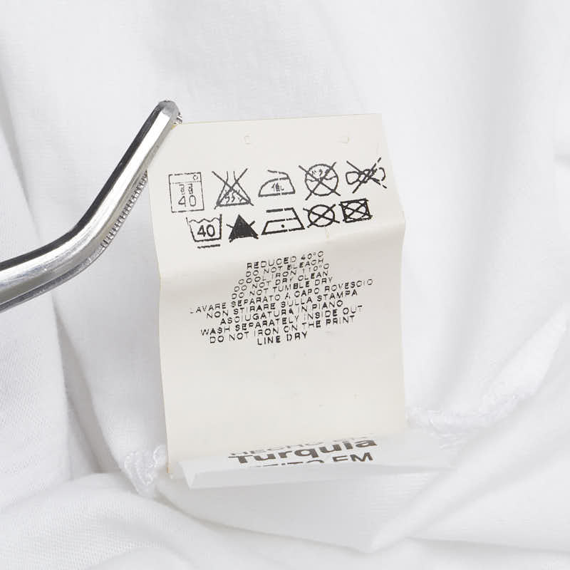 シーバイクロエ リボン タンクトップ サイズ：38 ホワイト ブラック コットン レディース SEE BY CHLOE 【中古】