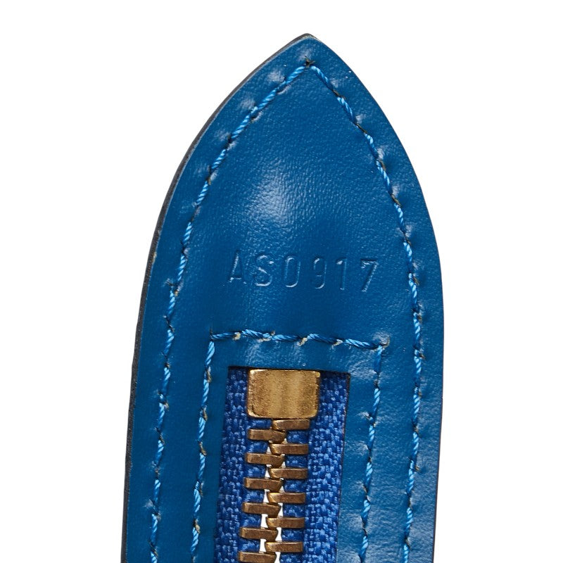ルイ ヴィトン エピ サンジャック ショルダーバッグ トートバッグ M52275 トレドブルー レザー レディース LOUIS VUITTON 【中古】