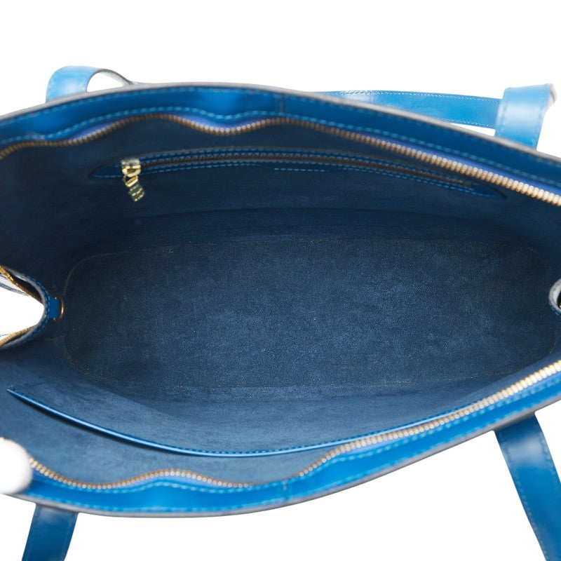 ルイ ヴィトン エピ リュサック ショルダーバッグ トートバッグ M52285 トレドブルー レザー レディース LOUIS VUITTON 【中古】