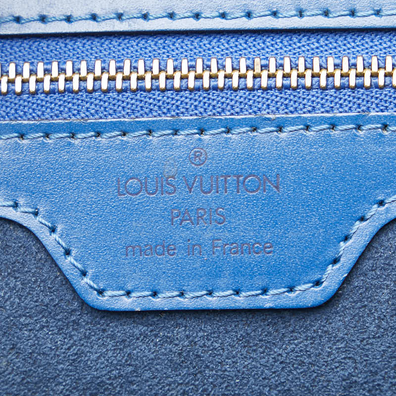 ルイ ヴィトン エピ リュサック ショルダーバッグ トートバッグ M52285 トレドブルー レザー レディース LOUIS VUITTON 【中古】