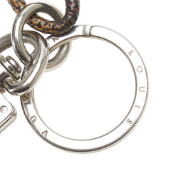 ルイ ヴィトン ポルトクレ ダイス キーリング M66734 シルバー ブラウン メタル プラスチック PVC レディース LOUIS VUITTON 【中古】