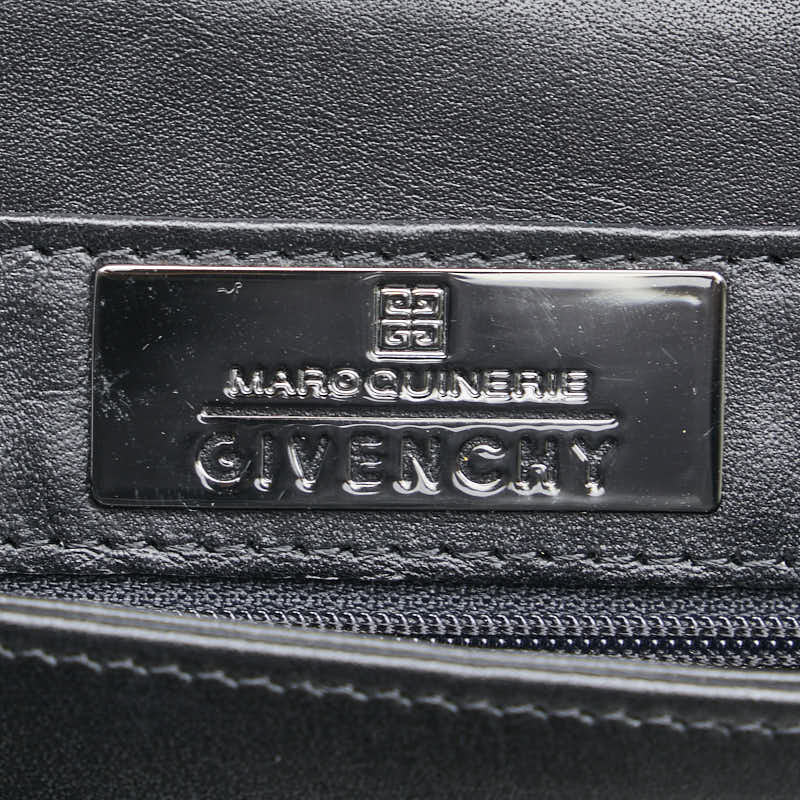 ジバンシー 4Gロゴ ワンショルダーバッグ ブラック レザー レディース Givenchy 【中古】