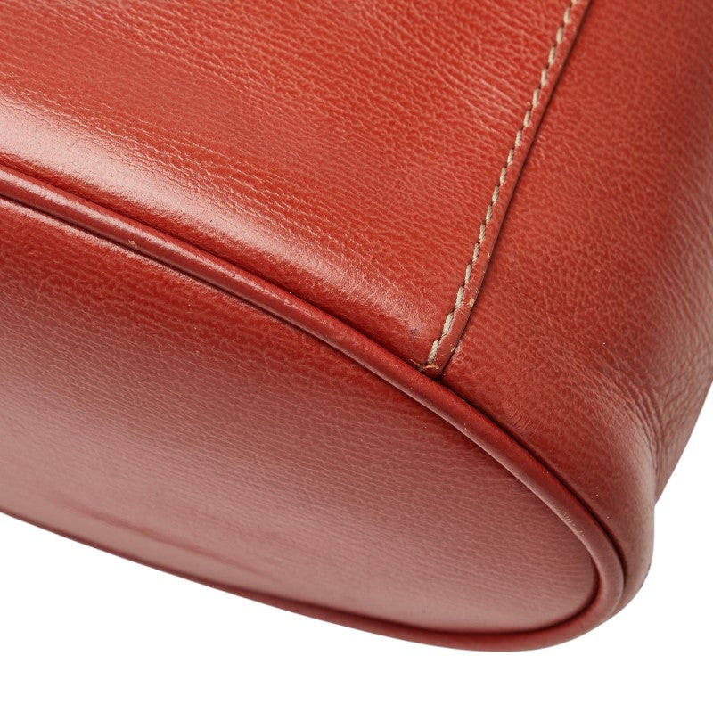 ロエベ バラスケス ハンドバッグ バニティバッグ ブラウン レザー レディース LOEWE 【中古】