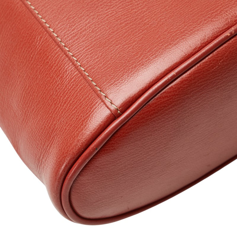 ロエベ バラスケス ハンドバッグ バニティバッグ ブラウン レザー レディース LOEWE 【中古】