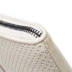 ボッテガヴェネタ パンチング クラッチバッグ セカンドバッグ ホワイト レザー メンズ BOTTEGAVENETA 【中古】