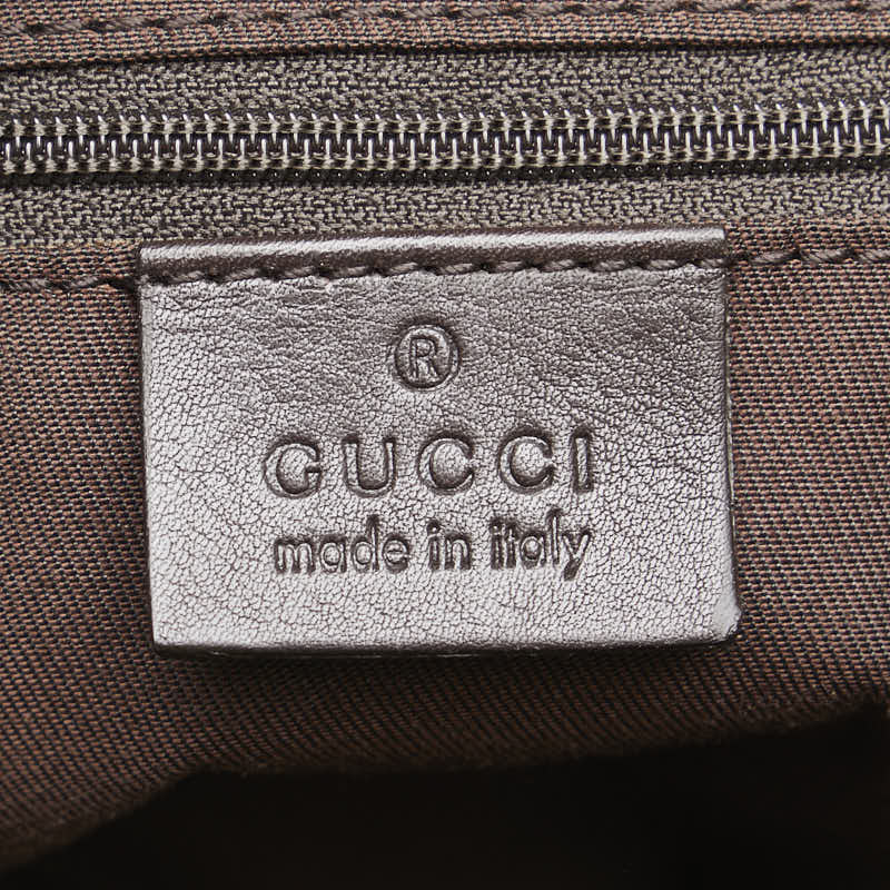 グッチ GGキャンバス スーキー ハンドバッグ ショルダーバッグ 2WAY 247902 ベージュ ブラウン キャンバス レザー レディース GUCCI 【中古】