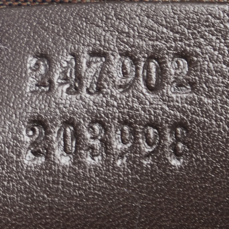 グッチ GGキャンバス スーキー ハンドバッグ ショルダーバッグ 2WAY 247902 ベージュ ブラウン キャンバス レザー レディース GUCCI 【中古】