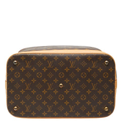 ルイ ヴィトン モノグラム クルーザーバッグ40 ボストンバッグ M41139 ブラウン PVC レザー レディース LOUIS VUITTON 【中古】