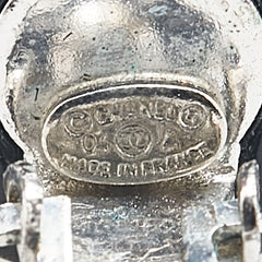 シャネル ココマーク ラインストーン ハート イヤリング ブラック ゴールド プラスチック メタル レディース CHANEL 【中古】