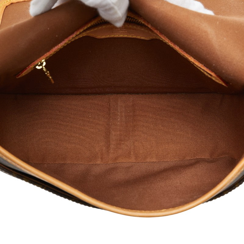 ルイ ヴィトン モノグラム ソローニュ ショルダーバッグ M42250 ブラウン PVC レザー レディース LOUIS VUITTON 【中古】