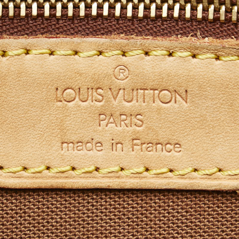 ルイ ヴィトン モノグラム ソローニュ ショルダーバッグ M42250 ブラウン PVC レザー レディース LOUIS VUITTON 【中古】