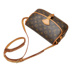 ルイ ヴィトン モノグラム ソローニュ ショルダーバッグ M42250 ブラウン PVC レザー レディース LOUIS VUITTON 【中古】