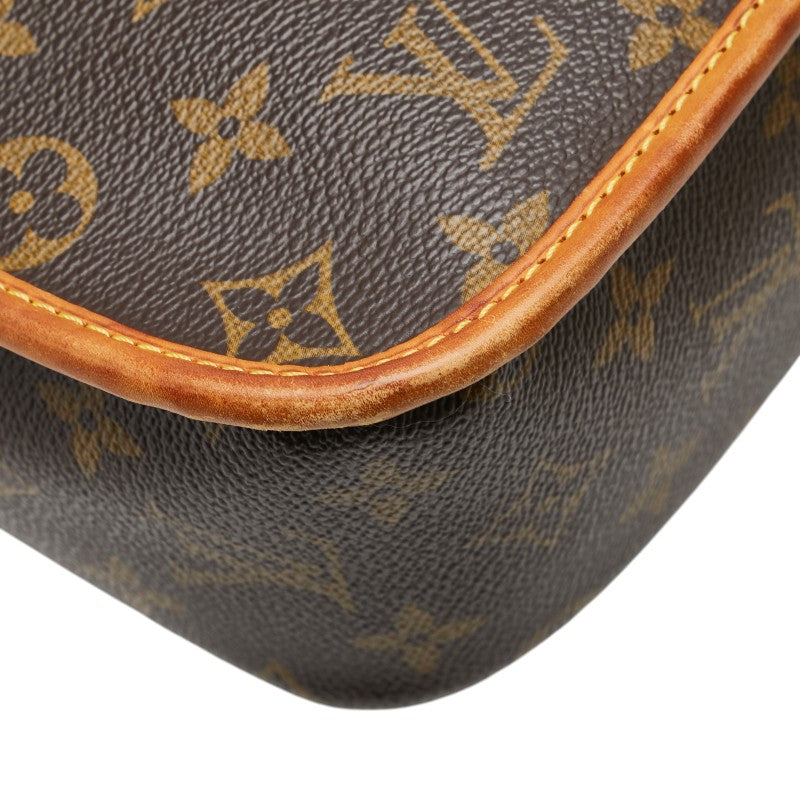 ルイ ヴィトン モノグラム ソローニュ ショルダーバッグ M42250 ブラウン PVC レザー レディース LOUIS VUITTON 【中古】