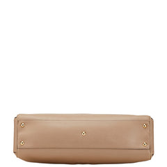 カルティエ マルチェロ ドゥ カルティエ ハンドバッグ ショルダーバッグ 2WAY グレージュ レザー パイソン レディース CARTIER 【中古】