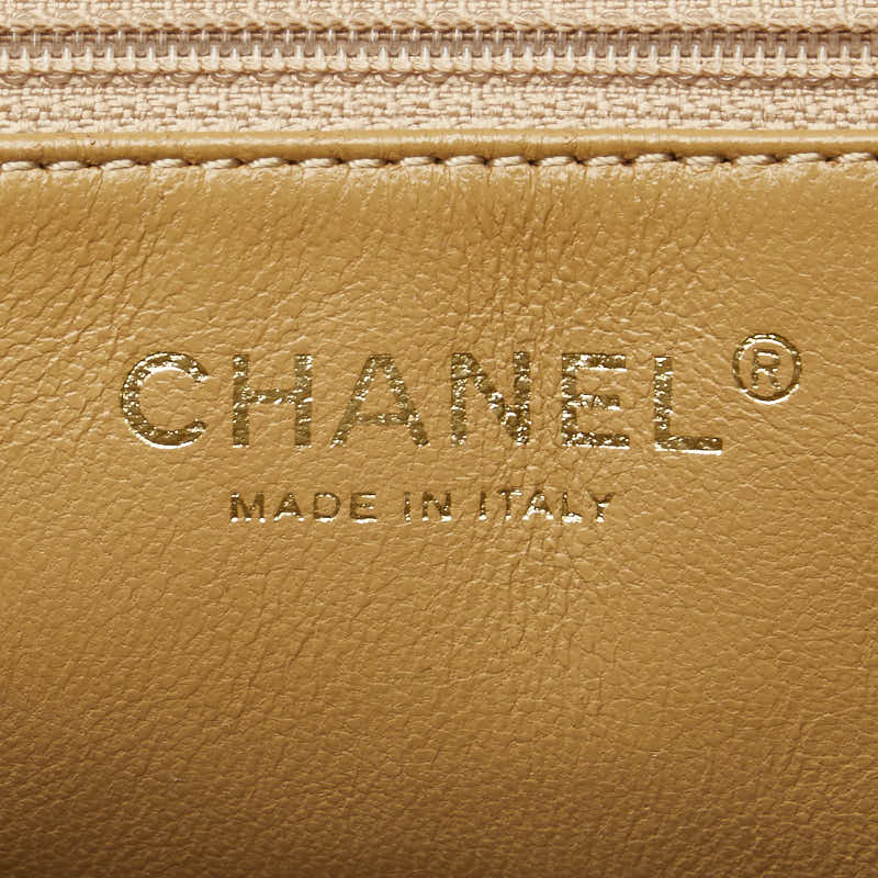 シャネル マトラッセ 復刻トート ココマーク ハンドバッグ トートバッグ ベージュ キャビアスキン レディース CHANEL 【中古】