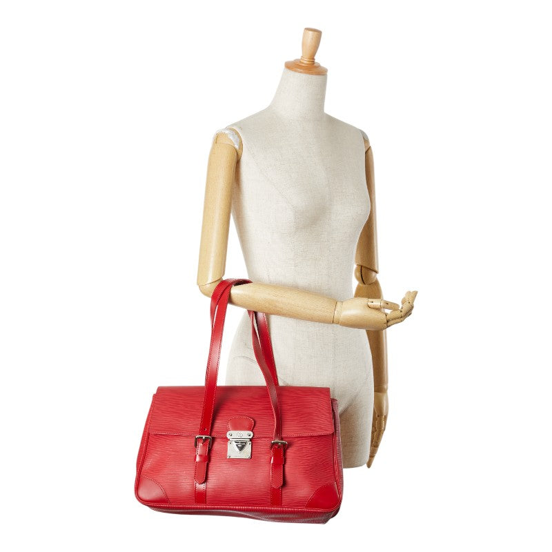 ルイ ヴィトン エピ セギュールMM トートバッグ M5886E レッド レザー レディース LOUIS VUITTON 【中古】